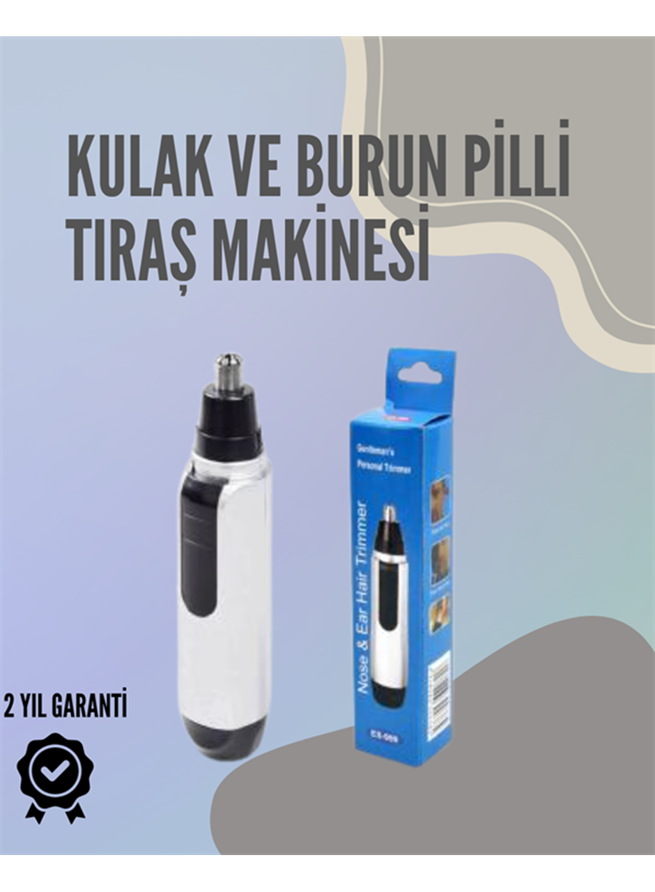 Hassas 3D Bıçaklı Kulak ve Burun Tıraş Makinesi