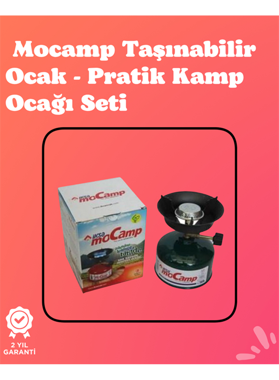 Kolay Ayarlanabilir Alevli ve Güvenli Metal Kamp Ocağı