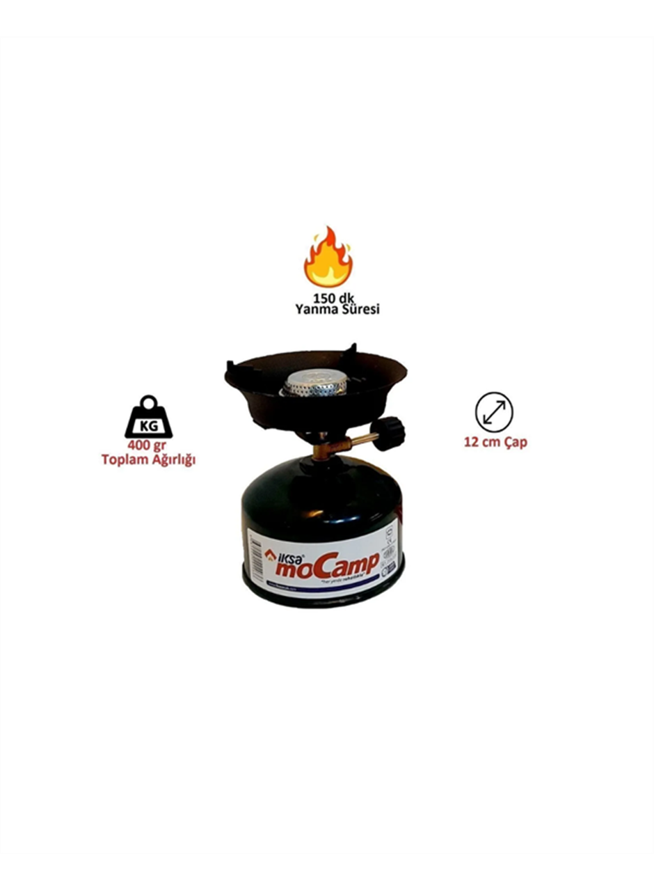 Kolay Ayarlanabilir Alevli ve Güvenli Metal Kamp Ocağı