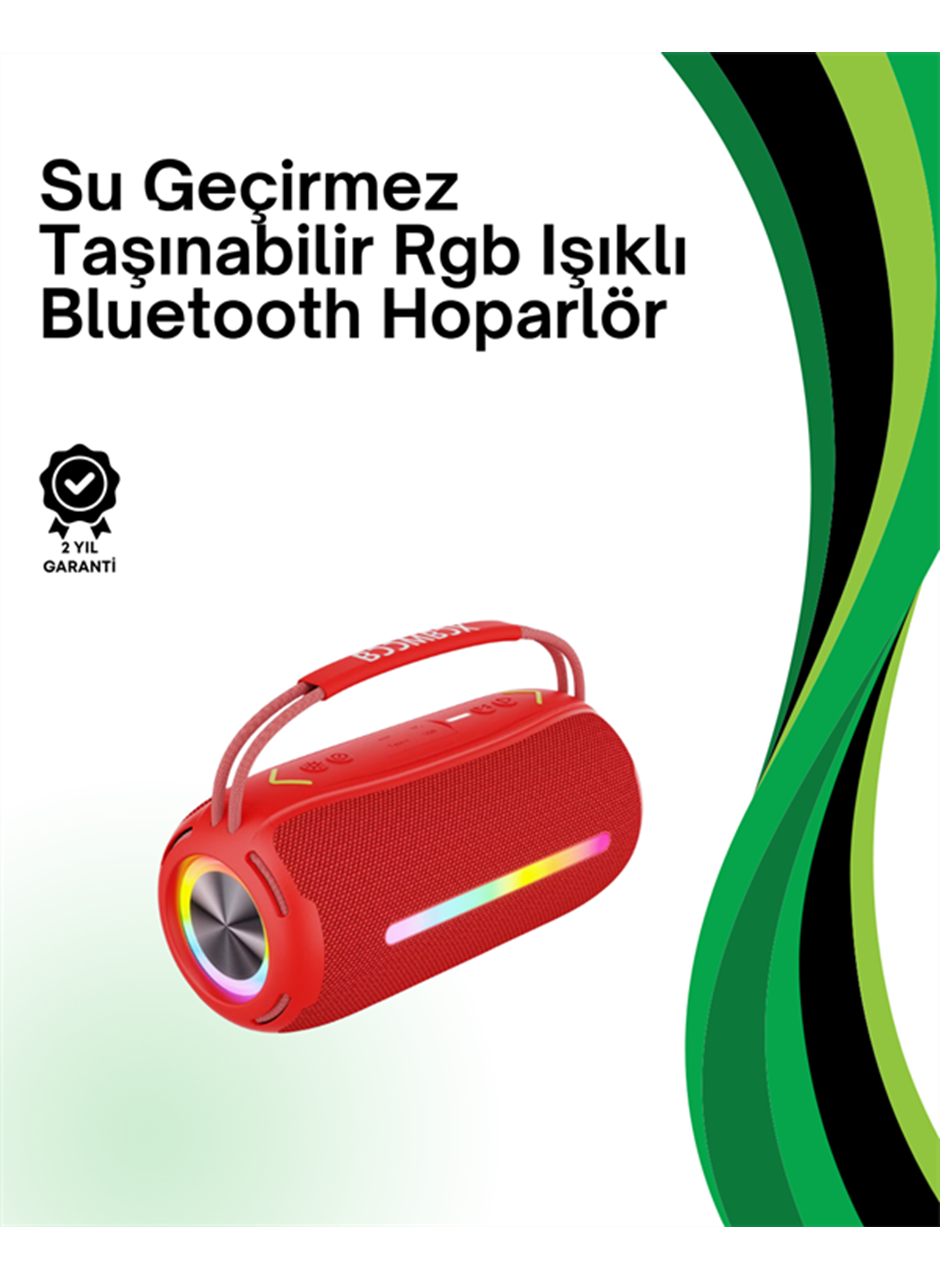 RGB Işıklı Taşınabilir Hoparlör – Çoklu Bağlantı Desteği