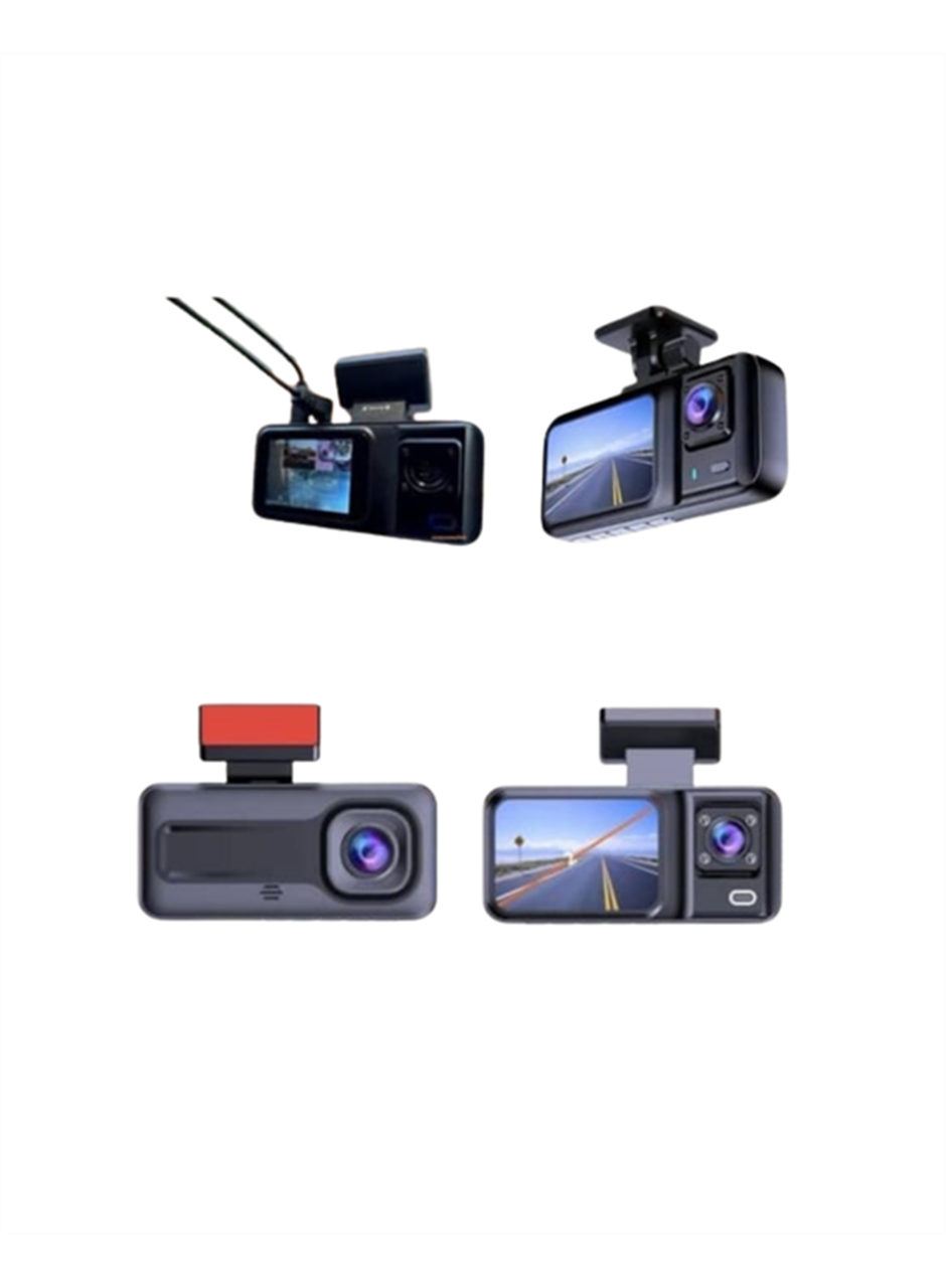 Geri Görüş Destekli Full HD Araç Kamerası – Gelişmiş 3 Kameralı Kayıt Çözümü