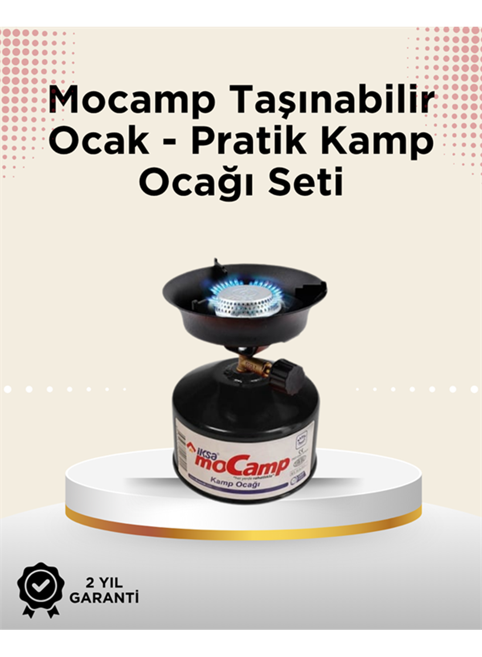 Dayanıklı, Paslanmaz ve Yüksek Isı Dayanımlı Kamp Ocağı – Uzun Süreli Kullanım İçin