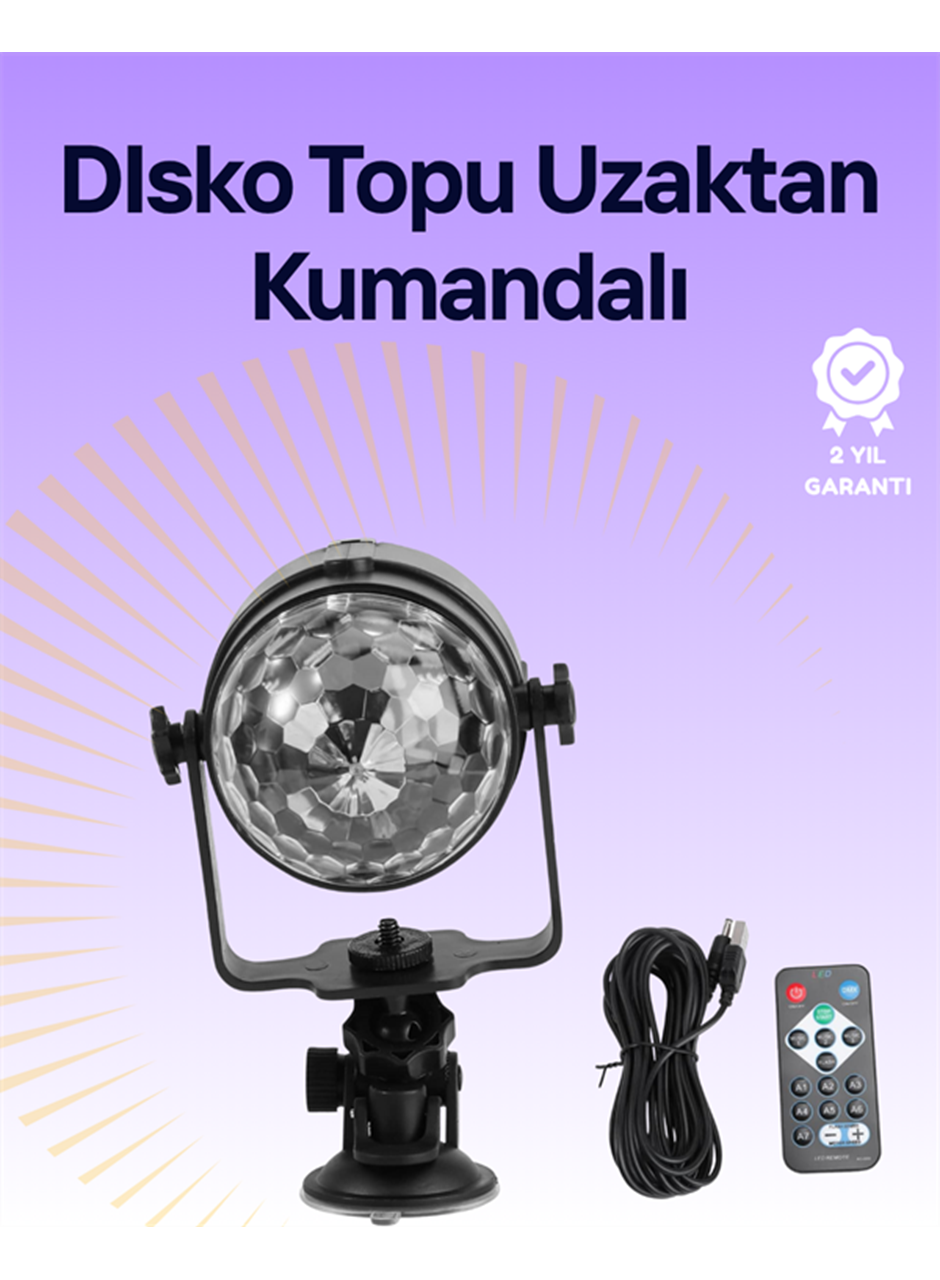 Taşınabilir ve Dayanıklı Plastik Kristal LED Disko Işığı