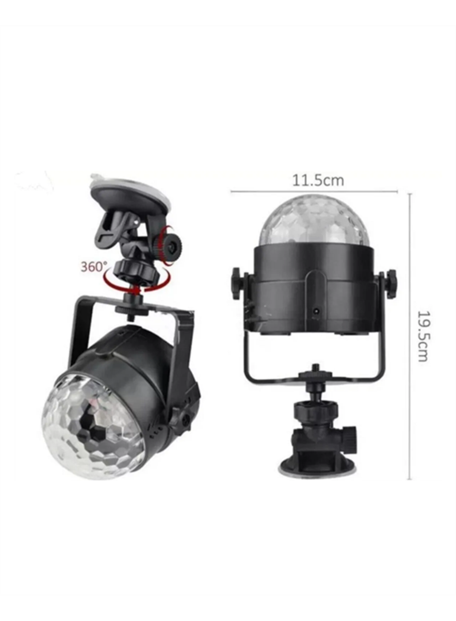 Müzik Ritmine Uyumlu 7 Modlu Renkli Disko Topu Işığı