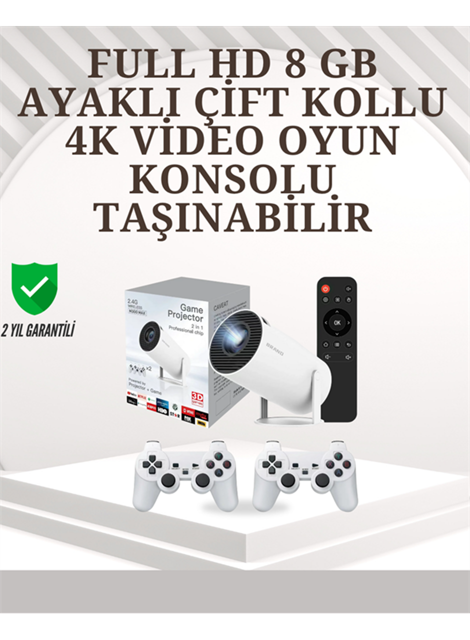 Taşınabilir Çok Fonksiyonlu Projeksiyon – Oyun, Sunum, Netflix ve Eğitim İçin