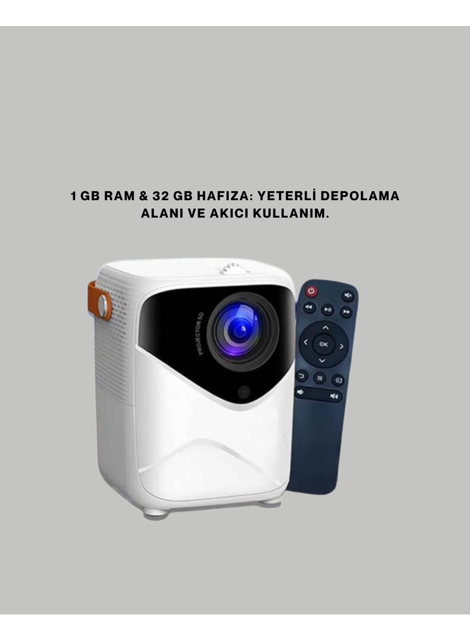 Android Sistemli Mini Projektör – Uygulama Destekli Akıllı Kullanım