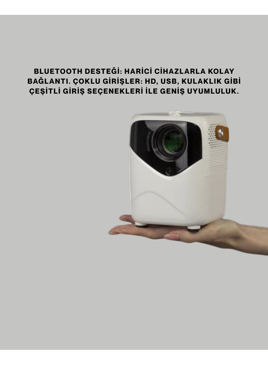 Ultra HD Çözünürlüklü Taşınabilir Projektör – 1920x1080 Piksel Görüntü Kalitesi