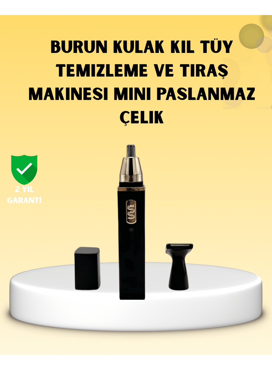 Şarjlı burun ve kulak kılı temizleme cihazı