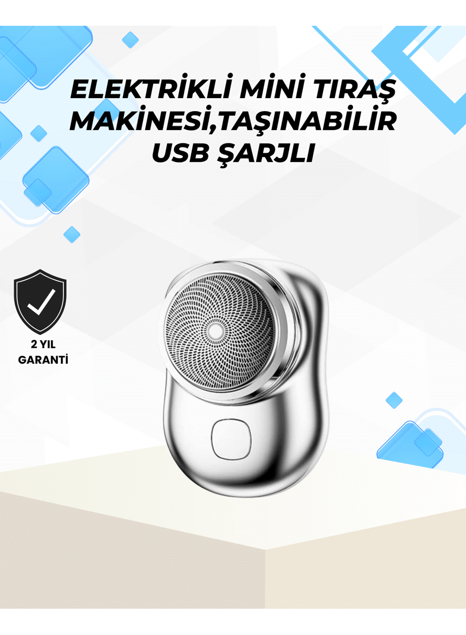 Islak-Kuru Kullanımlı Suya Dayanıklı Mini Tıraş Cihazı