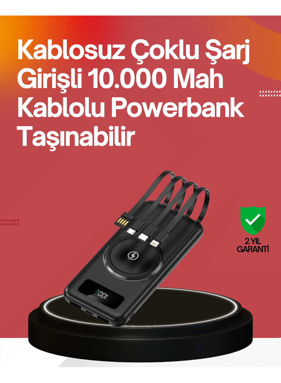 22.5W Hızlı + 15W Kablosuz Şarj – Akıllı Powerbank ile Her An Enerji