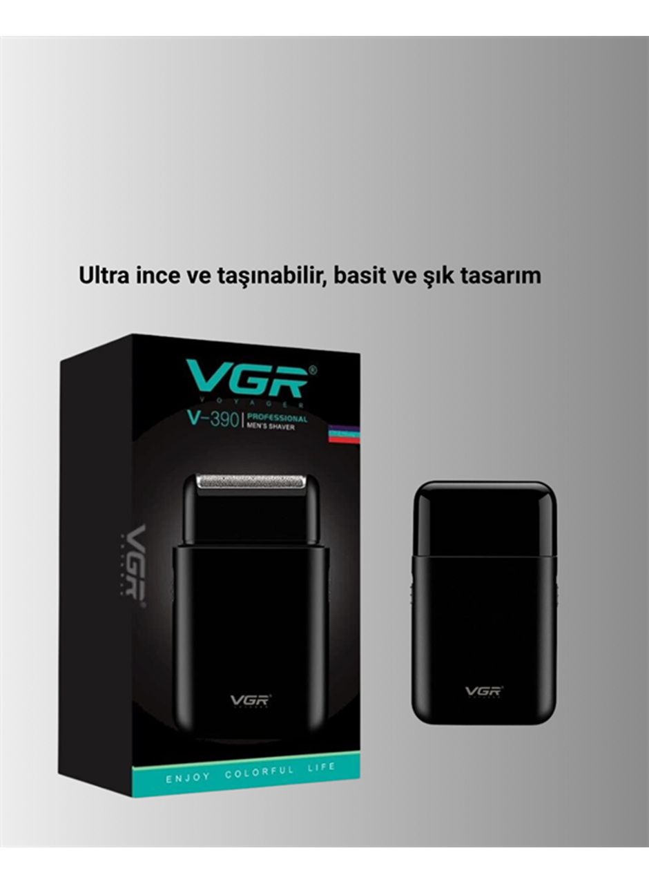 5 W Güçlü USB Şarjlı Sakal Şekillendirici – İki Başlıklı, Su Geçirmez Tasarım