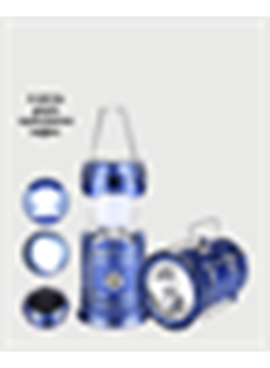 Güneş Enerjili Katlanabilir Kamp Feneri – USB Şarjlı, Hafif ve Çok Fonksiyonlu