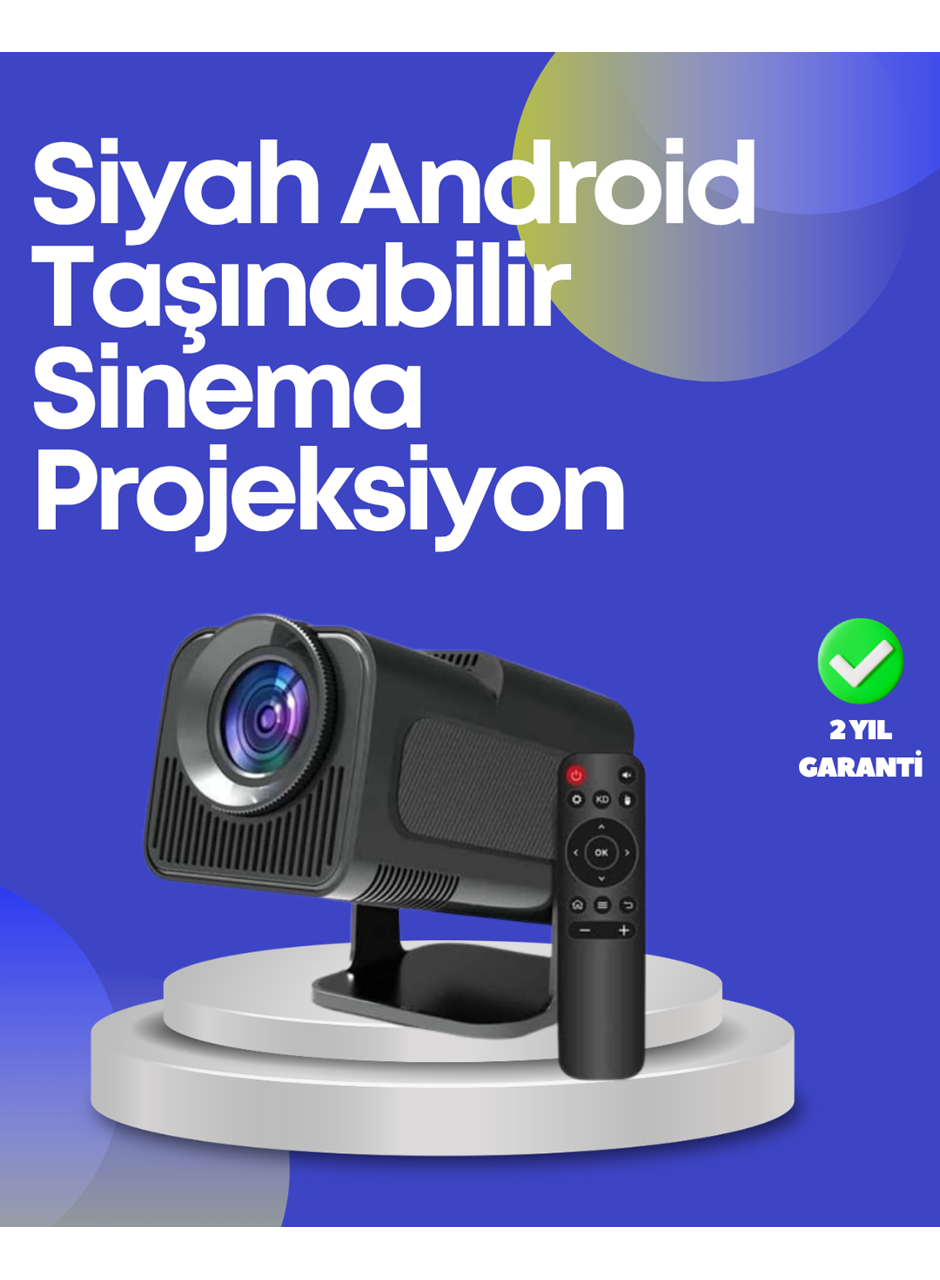 HDMI, USB ve Kulaklık Girişli Çoklu Bağlantı Seçenekli Projektör