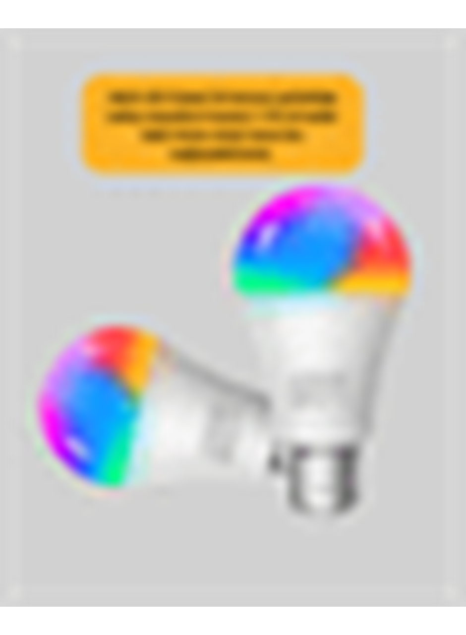 9 Watt Beyaz Işık ve Renk Ayarlı Akıllı LED Ampul