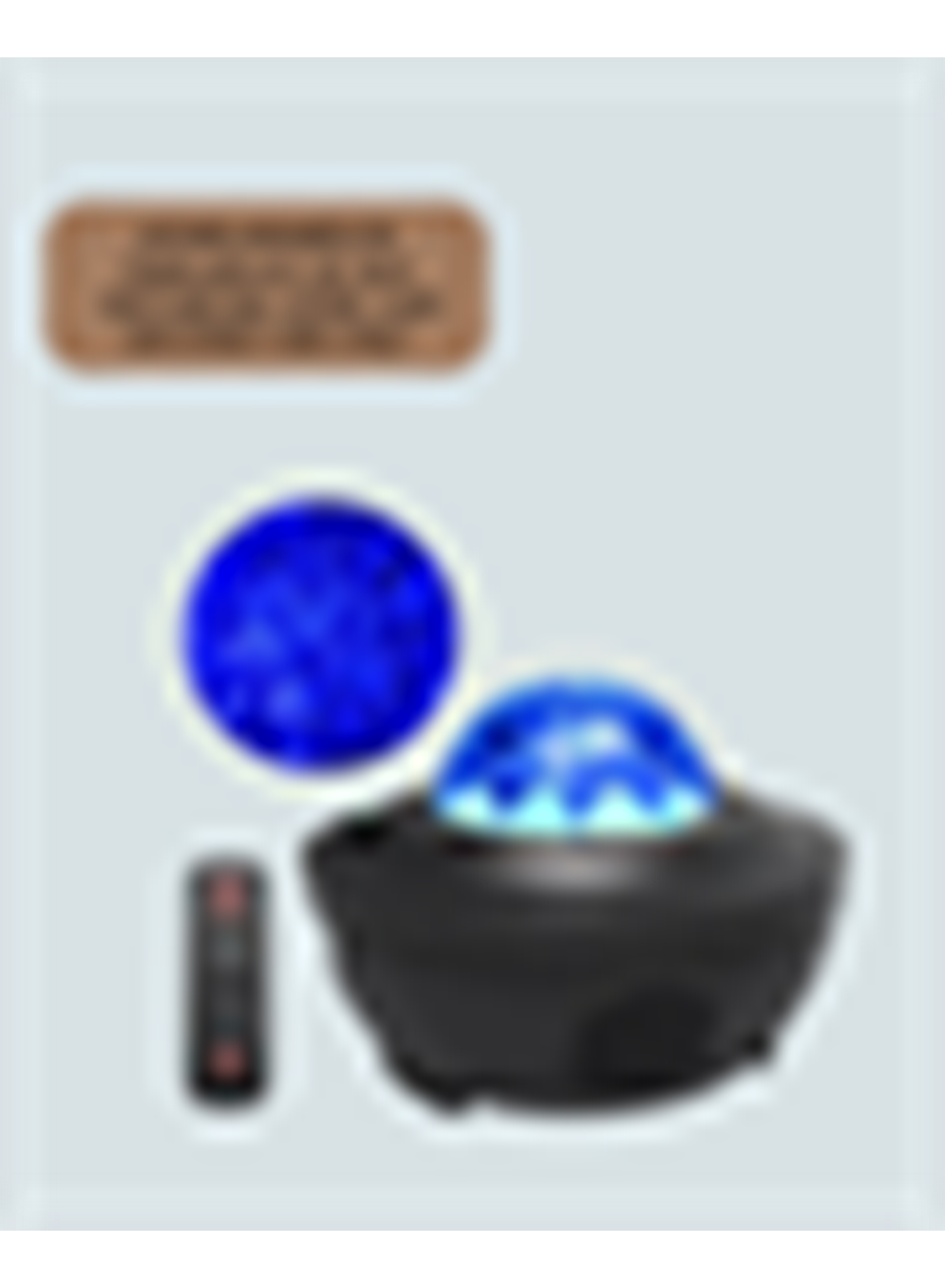 Sesle Aktive Olabilen Uzaktan Kumandalı Ayarlanabilir Galaxy Gece Lambası