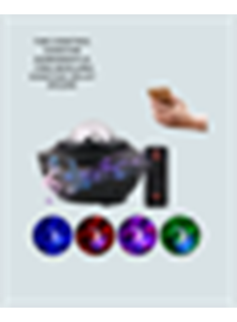 Sesle Aktive Olabilen Uzaktan Kumandalı Ayarlanabilir Galaxy Gece Lambası