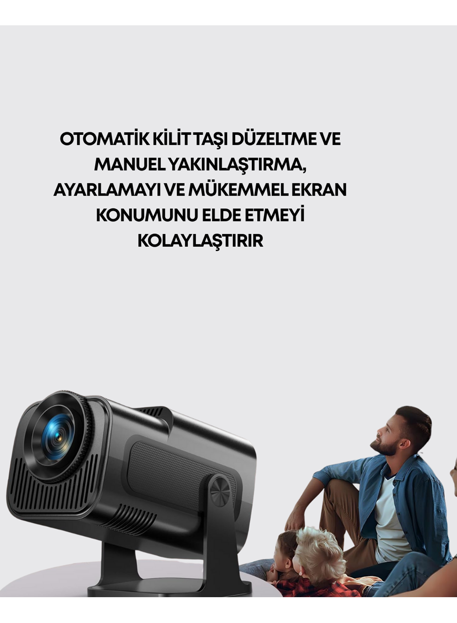 WiFi6 ve Bluetooth 5.0 Teknolojili Kablosuz Bağlantı Özellikli Projektör