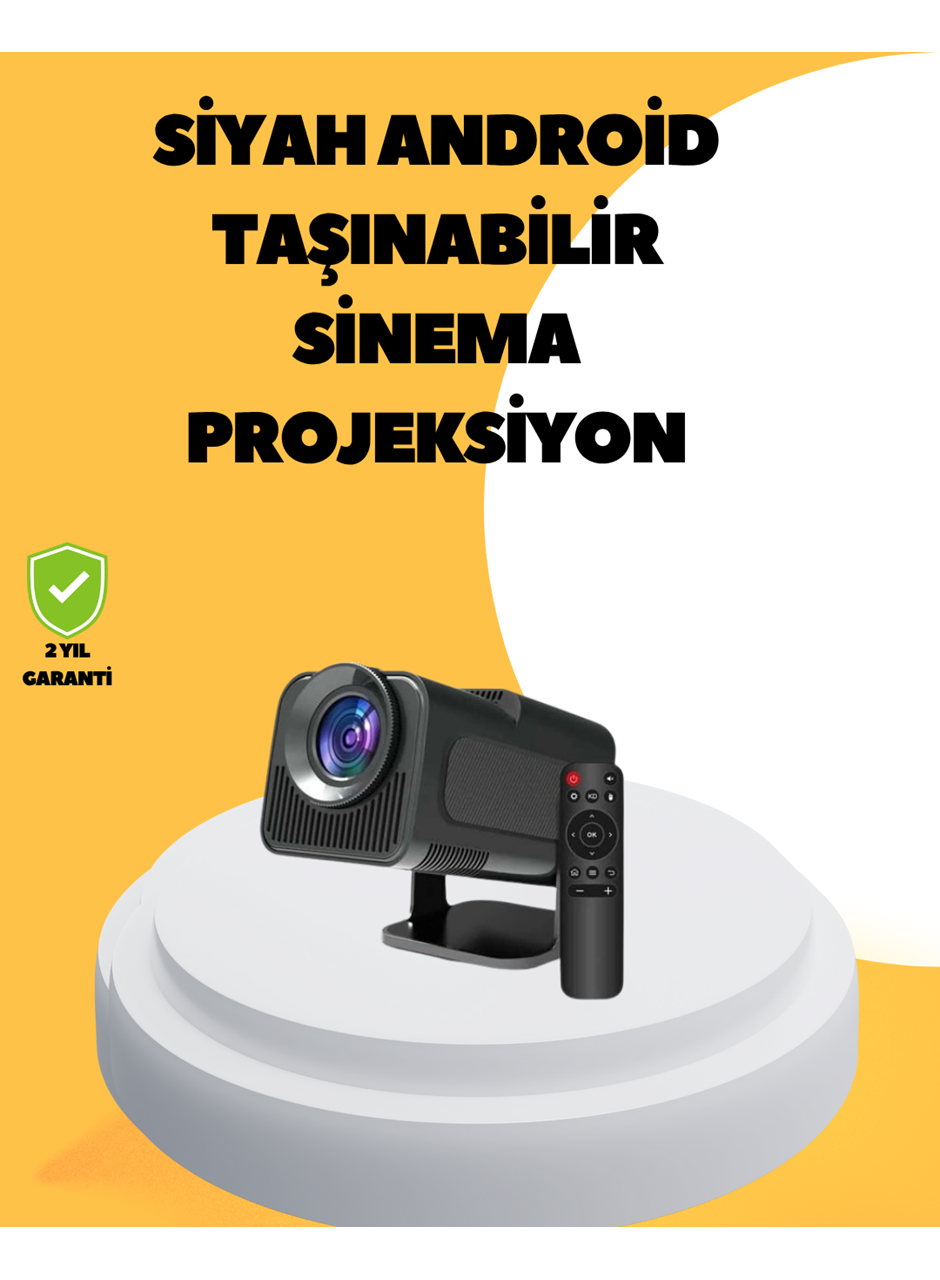 1080P Full HD Çözünürlük ve 4K Destekli Projektör