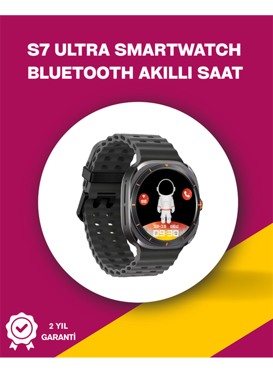 Mikrofon ve Hoparlörlü Akıllı Saat | Takvim, Titreşim, Kronometre Özellikli