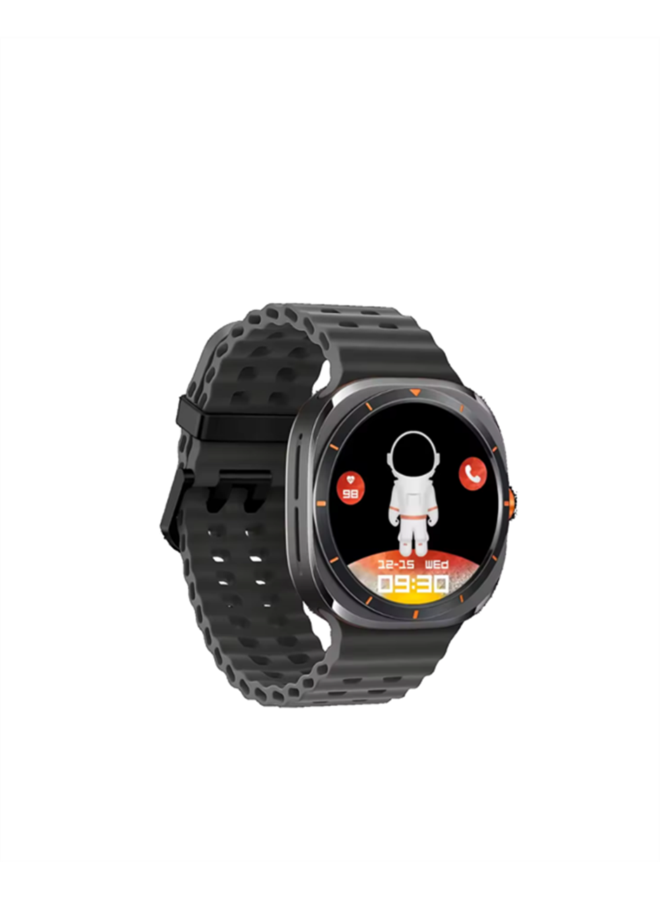 Mikrofon ve Hoparlörlü Akıllı Saat | Takvim, Titreşim, Kronometre Özellikli