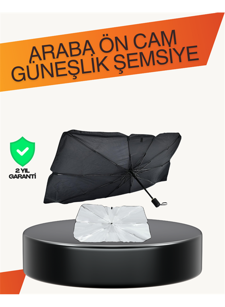 Kalın Kumaşlı Ön Cam Güneşliği – Solmaz, Deforme Olmaz, Uzun Ömürlü