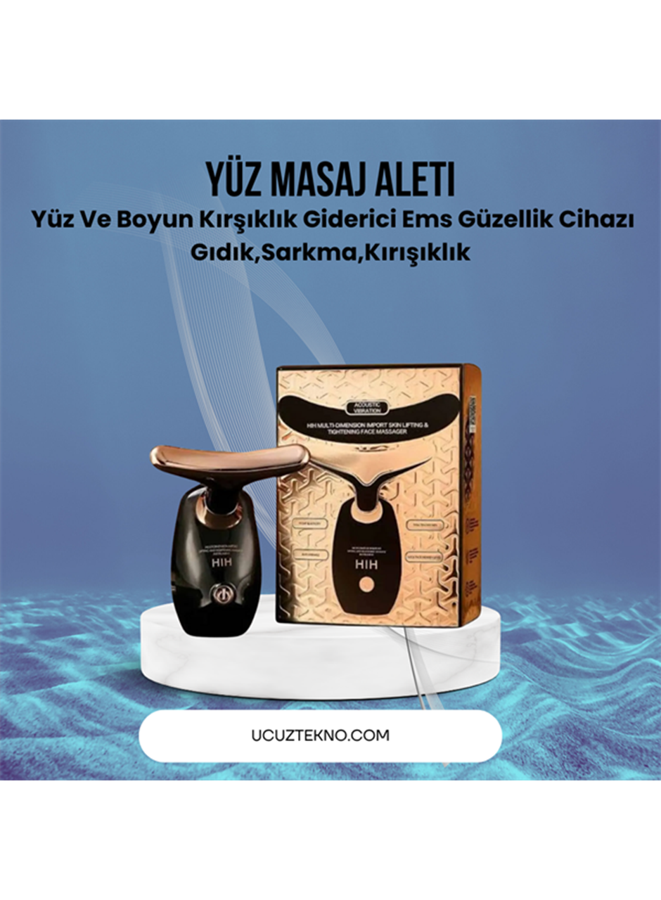 Yüz ve Boyun Masaj Aleti – Yunus Tasarım, Kırışık Görünümü Giderici