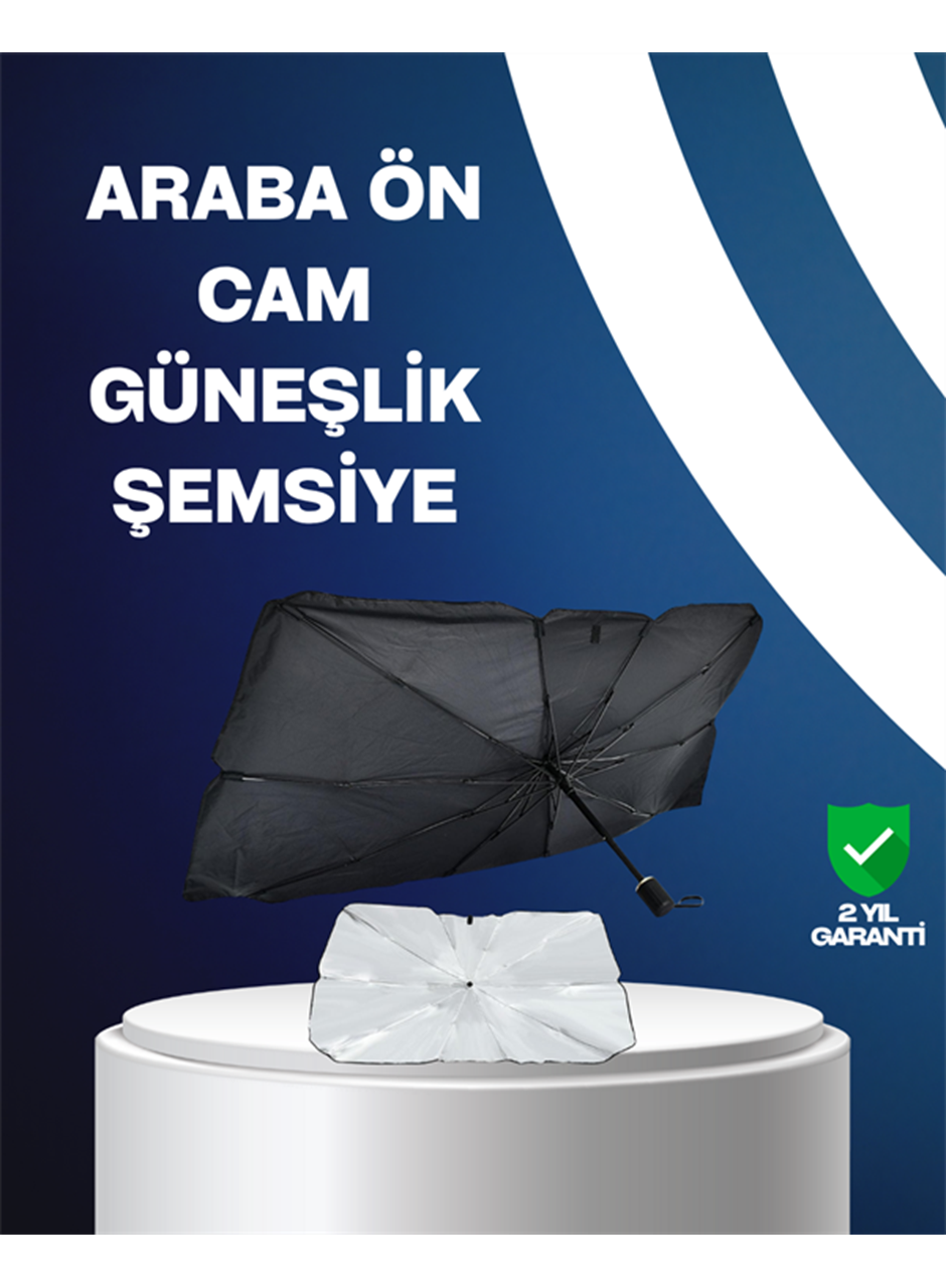 Isı ve UV Engelleyici Güneşlik – 360° Bükülebilir Şemsiye Sapı ile Konfor