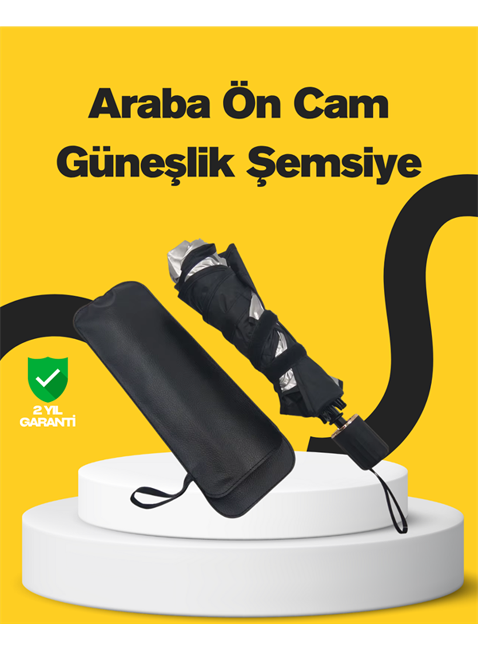 Pratik Ön Cam Güneşliği – Geniş Kapsama Alanı, Kolay Saklama
