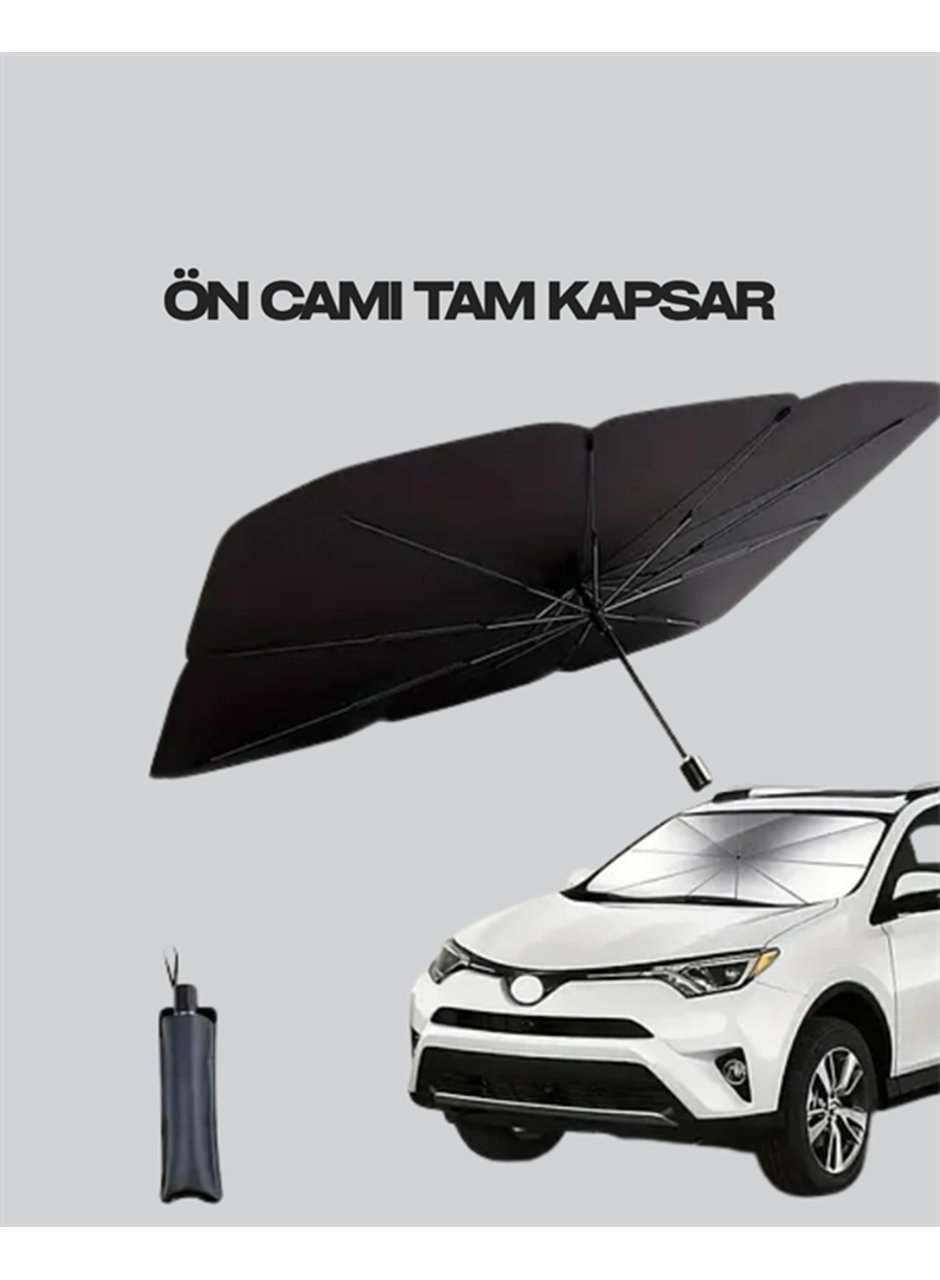 Pratik Ön Cam Güneşliği – Geniş Kapsama Alanı, Kolay Saklama