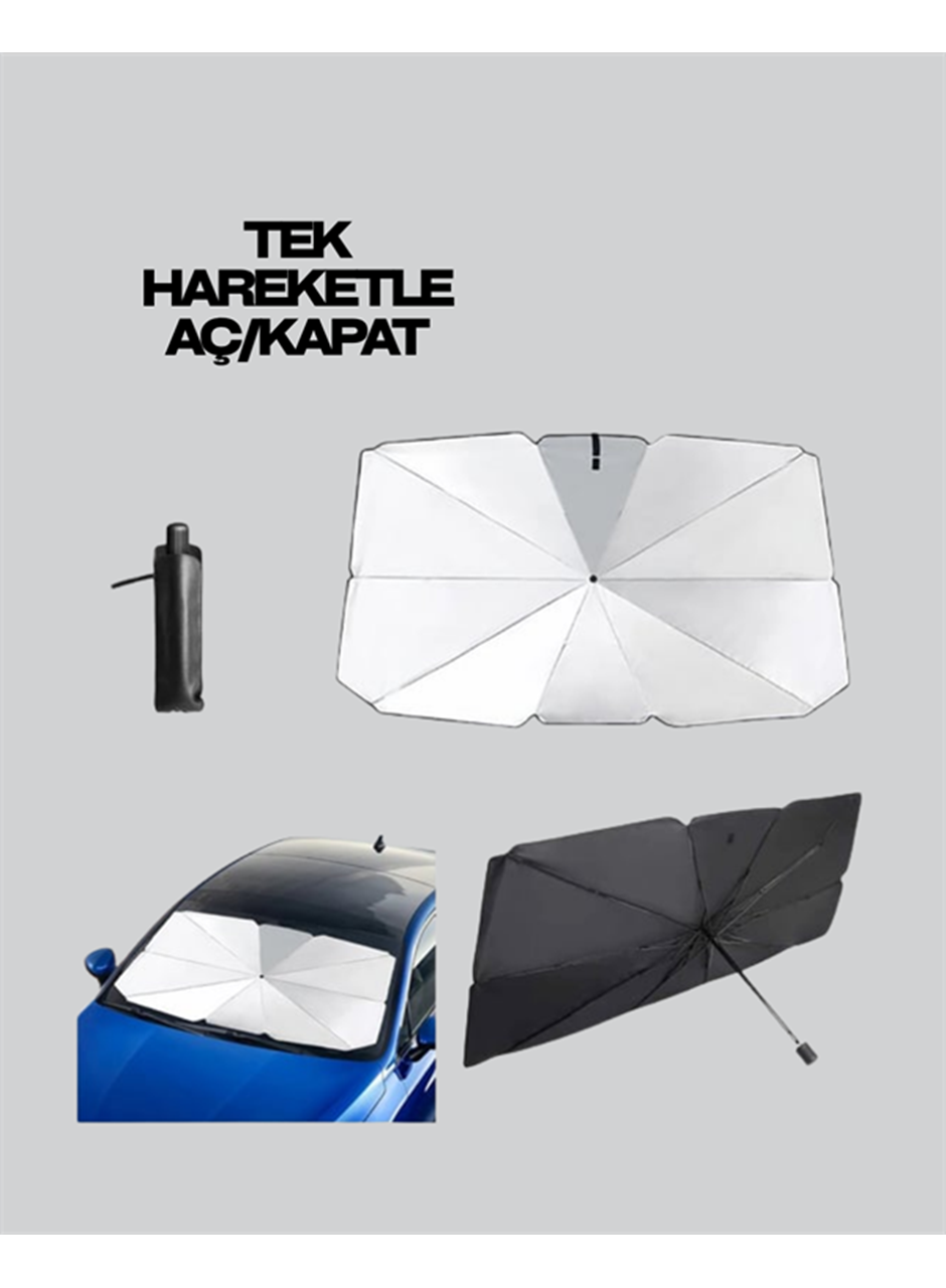 Katlanabilir Araba Güneşliği – UV ve Isı Koruması, Kolay Kurulum Gerektirmez
