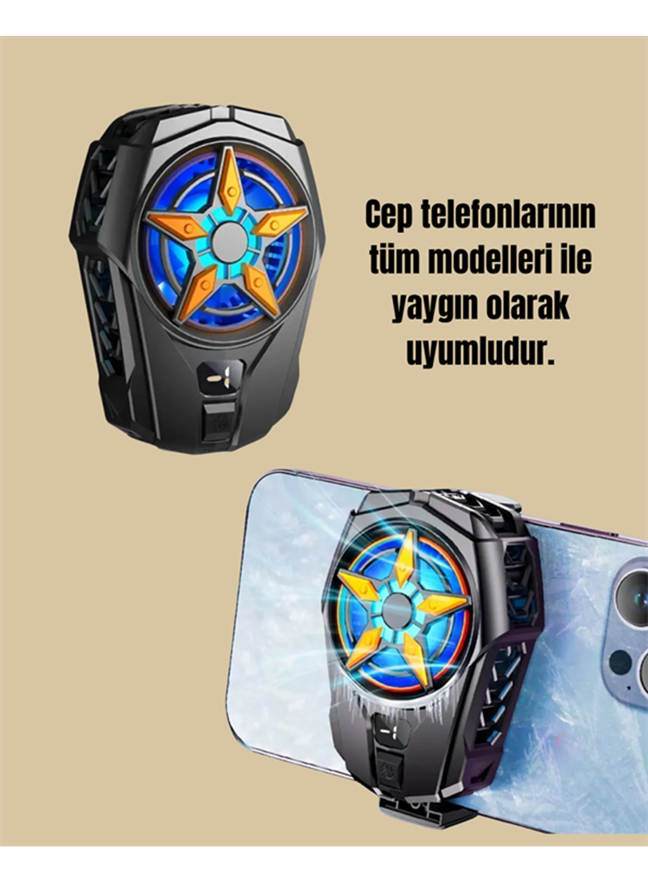 Ergonomik Telefon Soğutucu – 2 Hız Ayarı, Hafif ve Taşınabilir