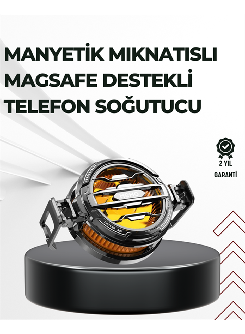 Telefon Soğutucu | LED Işık Efektli | Power Aparatlı | Sessiz ve Taşınabilir Model