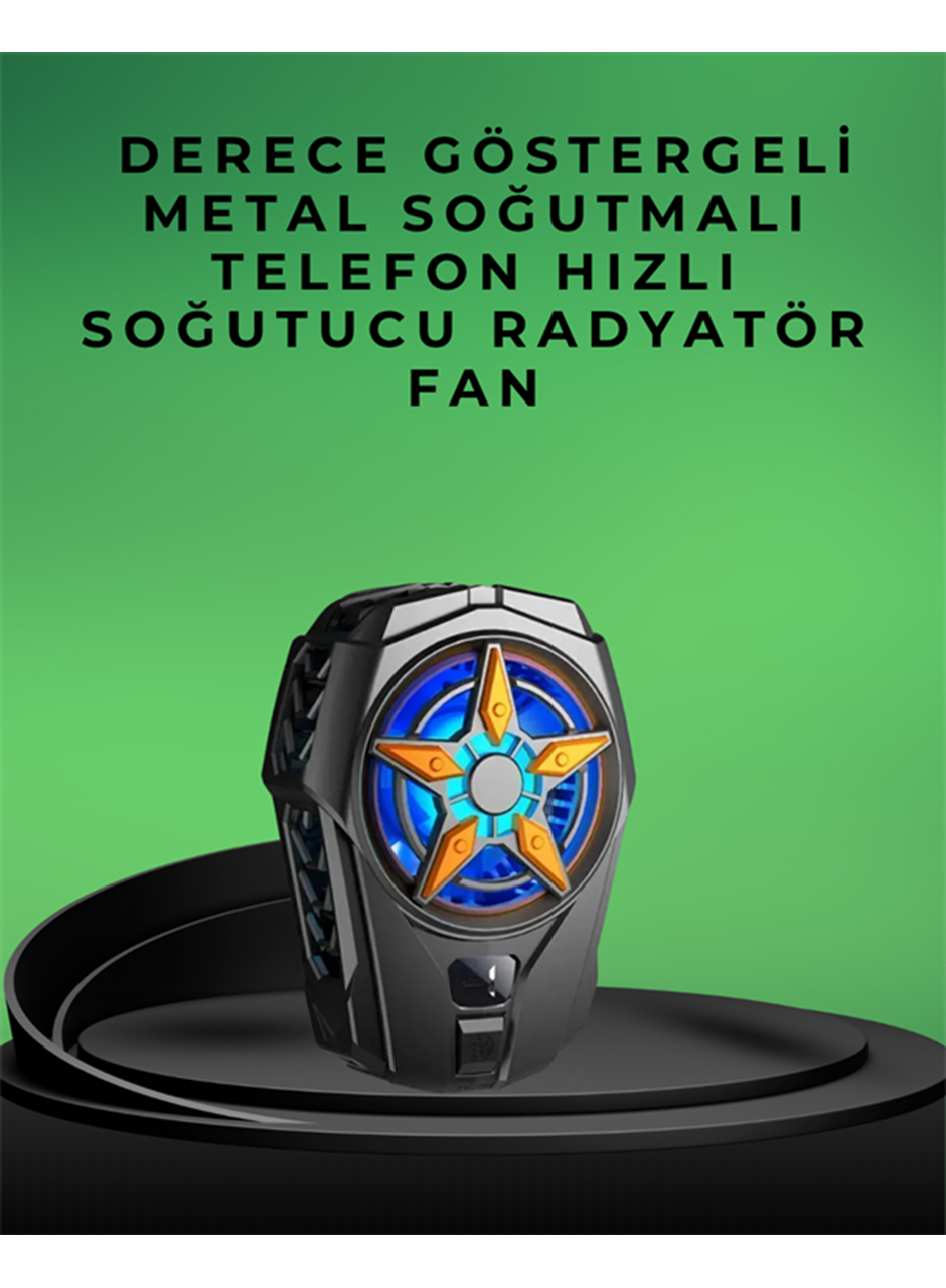 Yarı İletken Soğutmalı Mobil Fan – Akıllı Telefonlar İçin Soğutucu