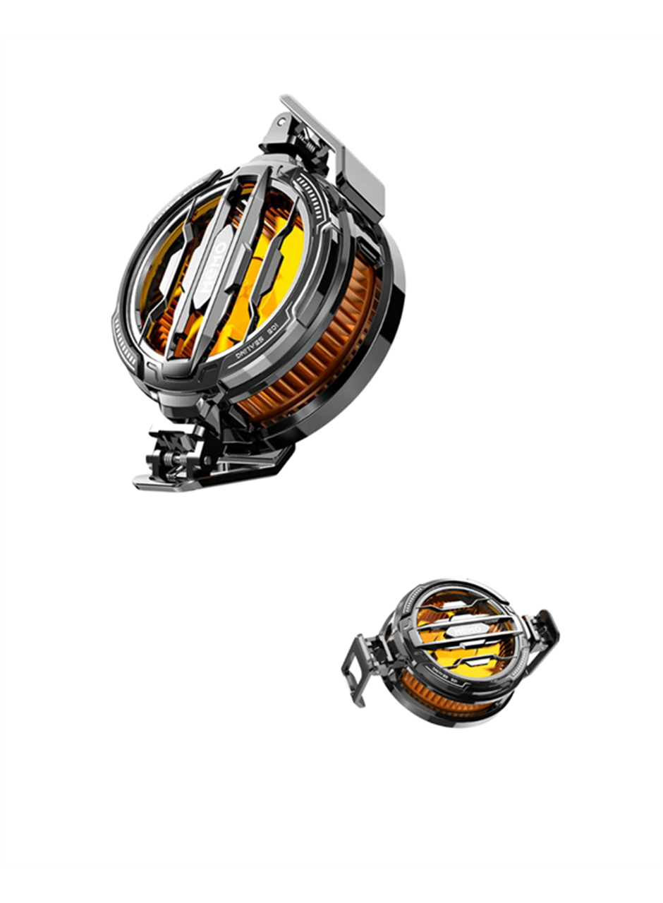 LED Işıklı Telefon Soğutucu | Ultra Sessiz Fan | Mıknatıslı ve Aparatlı Bağlantı