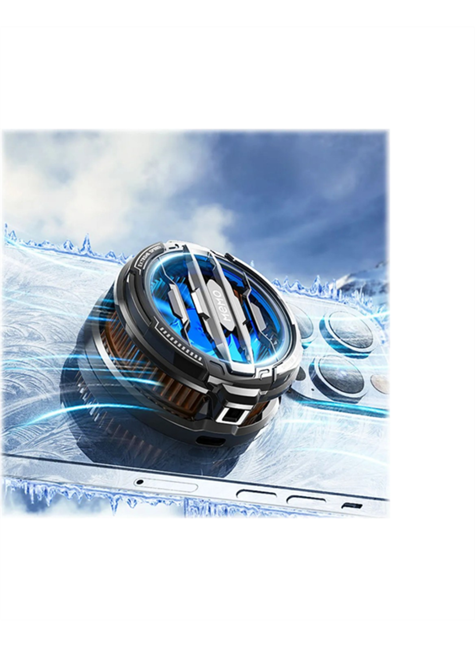 LED Işıklı Telefon Soğutucu | Ultra Sessiz Fan | Mıknatıslı ve Aparatlı Bağlantı