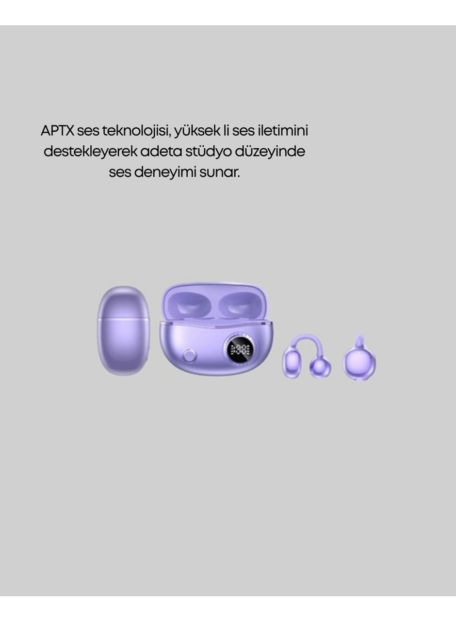 YXG10 Klipsli Açık Kulaklık – Spor İçin Uygun, APTX Ses, Ergonomik Yapı