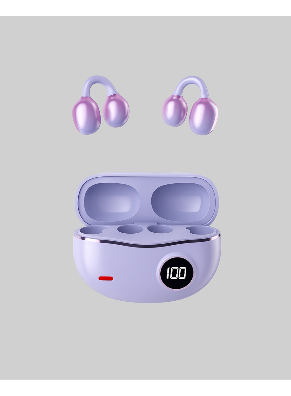 YXG10 Açık Kulak Bluetooth Kulaklık – Klipsli, Güvenli Spor Tasarım, 30 Saat Pil