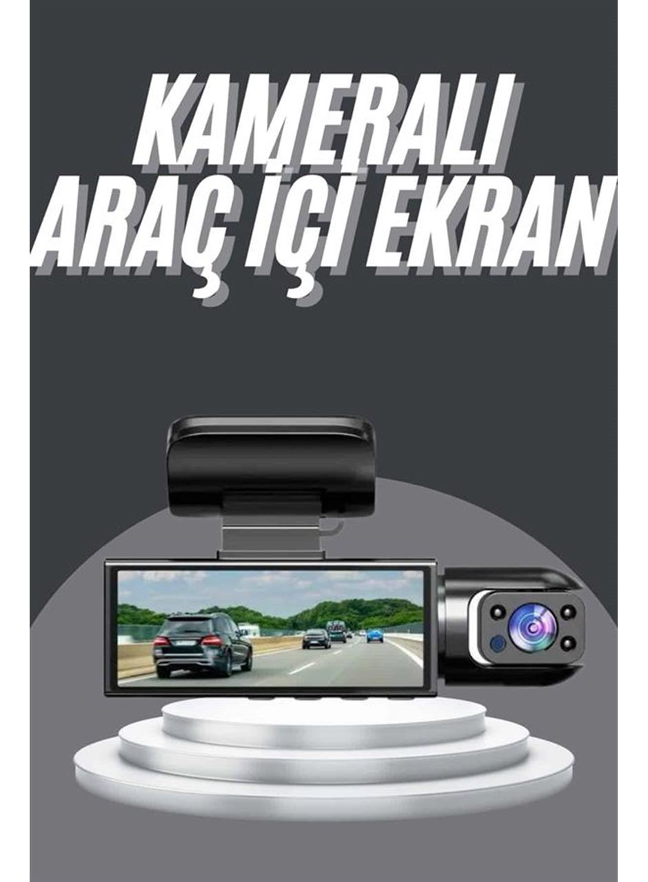 Video ve Fotoğraf Kaydedici Sürüş Kamerası Ön ve Arka Çift Kameralı