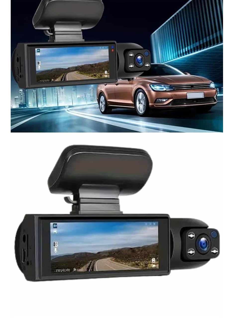 Video ve Fotoğraf Kaydedici Sürüş Kamerası Ön ve Arka Çift Kameralı