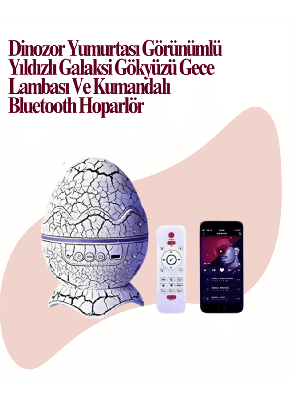 Uzaktan Kumandalı, USB Girişli, Döner Projektör Lamba