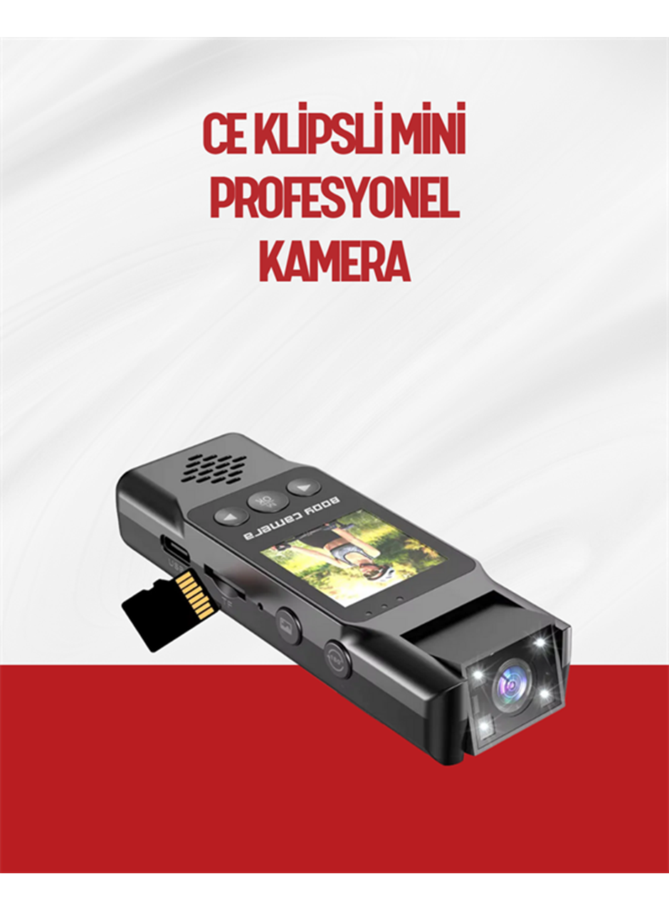 Hareket Algılayıcılı Taşınabilir Mini Kamera – 3MP Fotoğraf, Düşük Güç Tüketimi