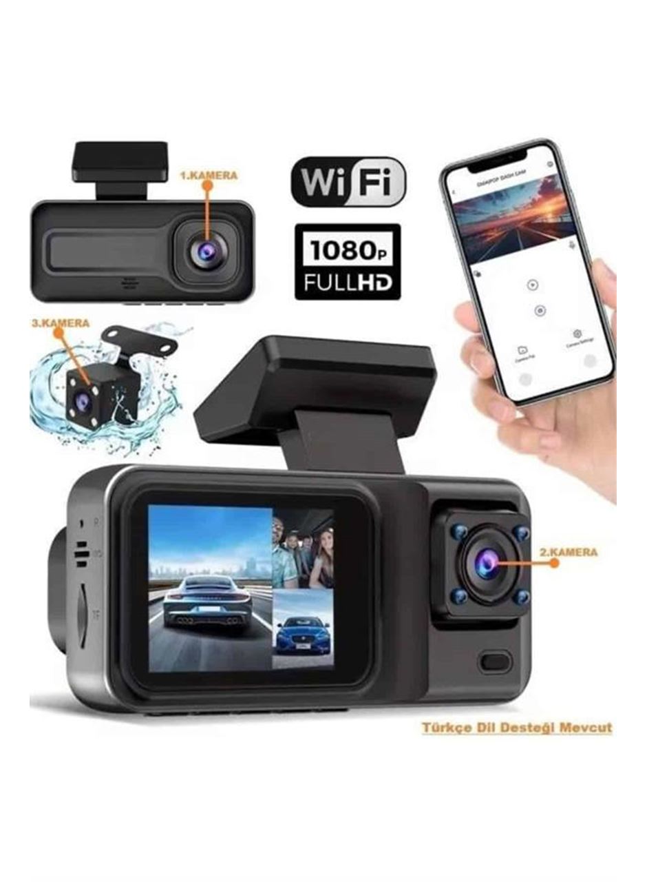 2 İnç Araç İçi Kameralı Ekran 1080P Full HD Kaliteli Hafıza Kart Destekli