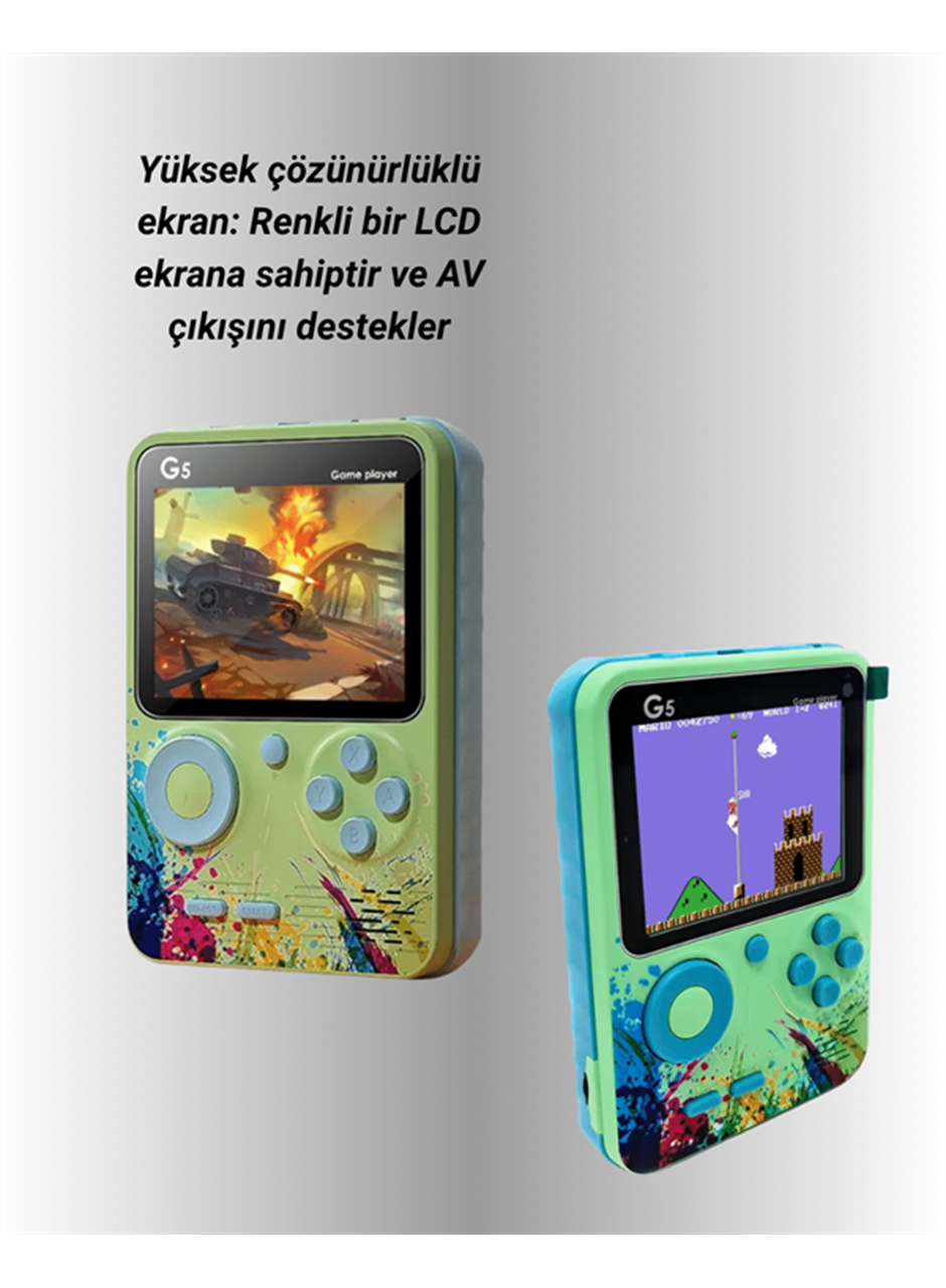 3 İnç Renkli Ekranlı Taşınabilir El Konsolu – G5 Modeli