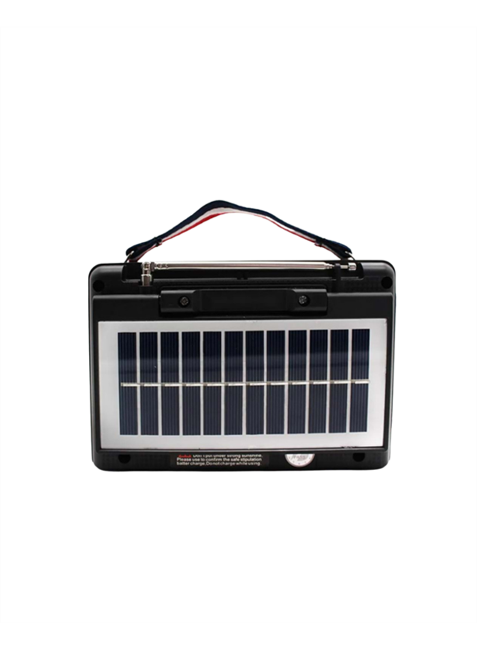 KTF-1428 Solar Panel Destekli Şarjlı Bluetooth Hoparlör – FM/AM/SW Radyo, AUX ve TF Kart Girişli