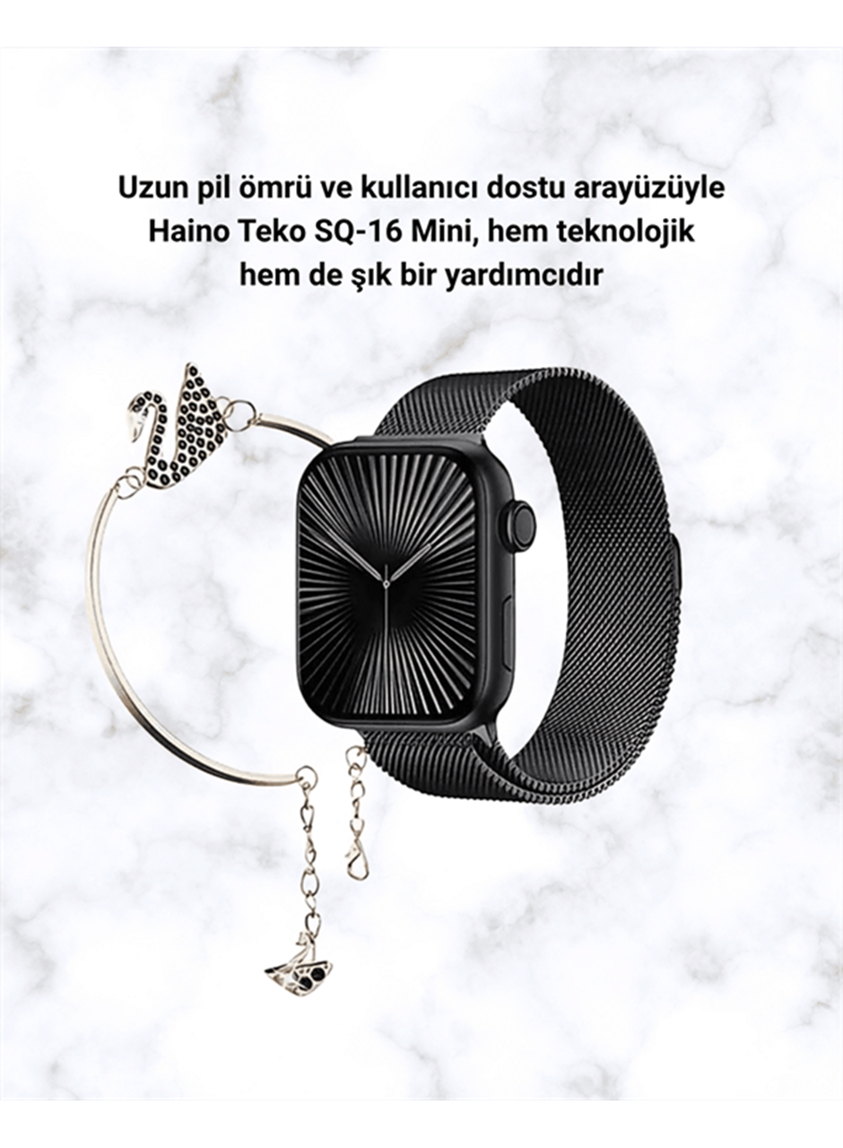 SQ-16 Mini Series 10 Akıllı Saat | Spor Modları, Bildirim ve Müzik Kontrolü