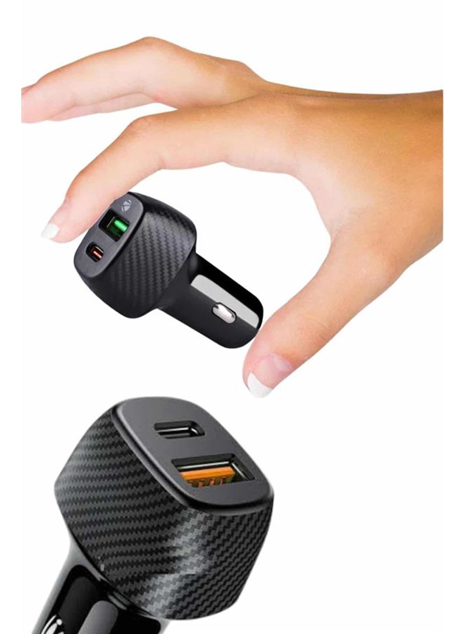 Type-C Girişli Araba Çakmaklık Şarj Cihazı 38W Oto Çakmaklık