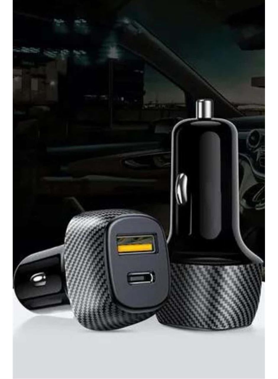 38W Oto Çakmaklık Araç Içi Şarj Cihazı Hızlı Şarj Uzun Ömürlü