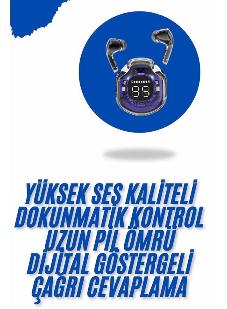 Kablosuz Dijital Göstergeli Powerbanklı IOS ve  Android Uyumlu Gaming Kulaklık