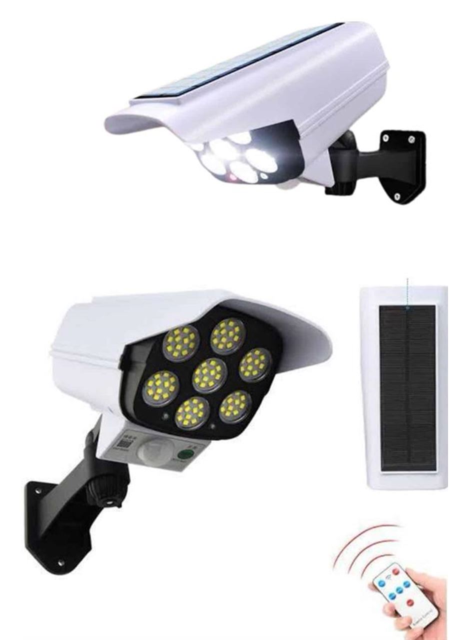 Solar Bahçe Lambası Uzaktan Kumandalı Kamera Görünümlü Hareket Sensörlü