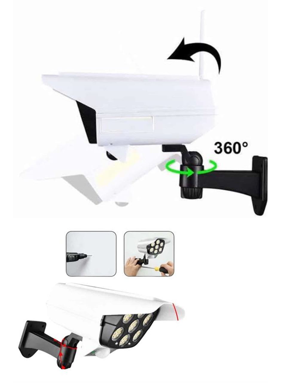 Solar Bahçe Lambası Uzaktan Kumandalı Kamera Görünümlü Hareket Sensörlü